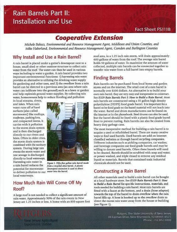 Rain Barrels Part II