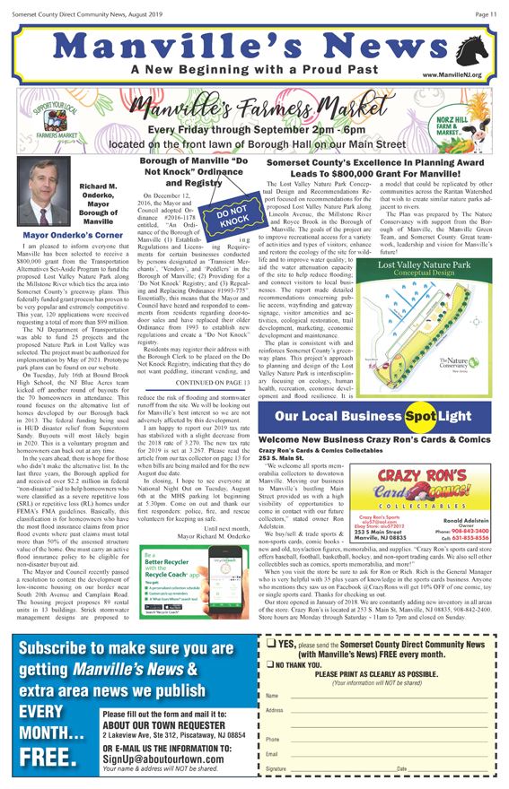 08-19 Manville's News