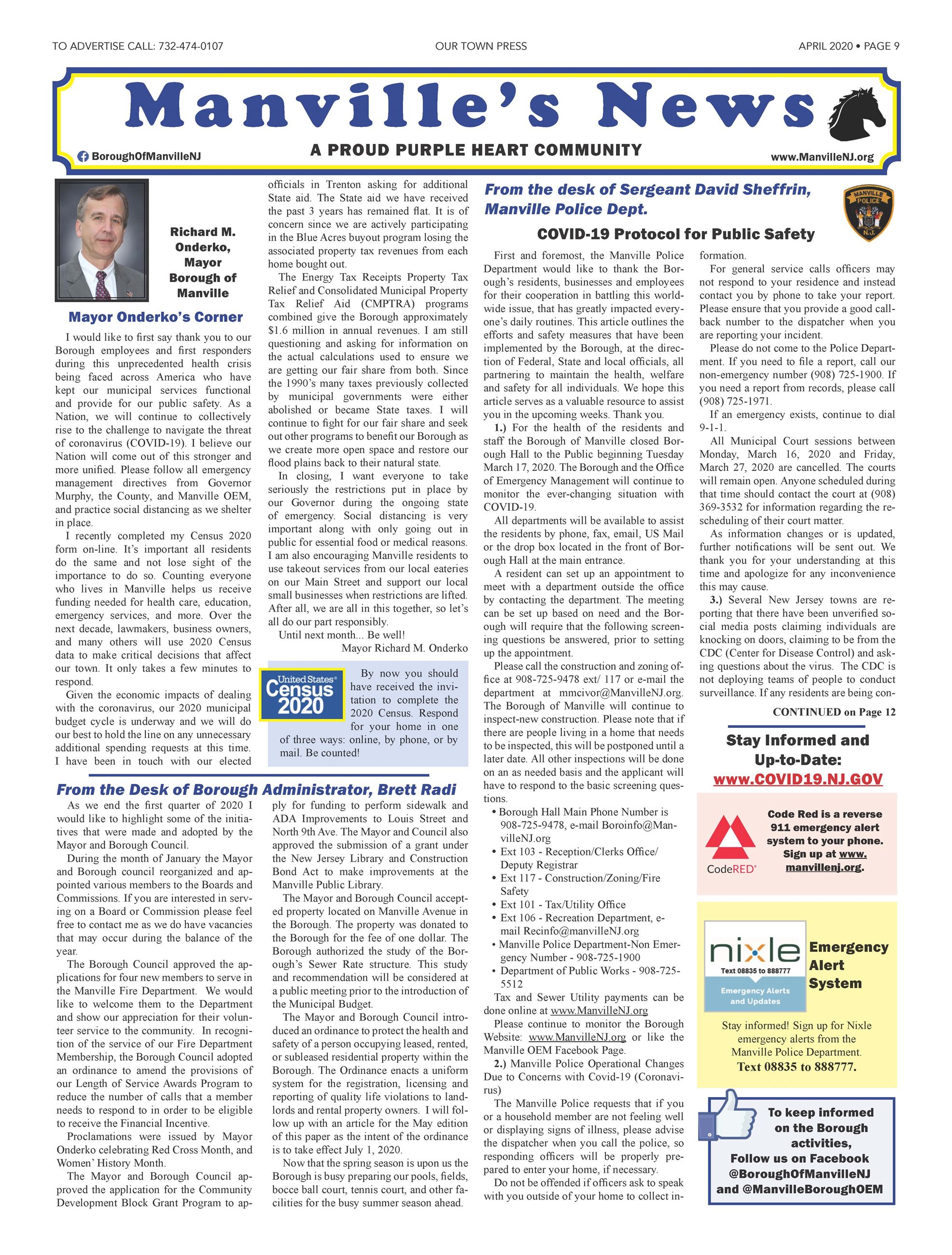 04-2020 Manville's News