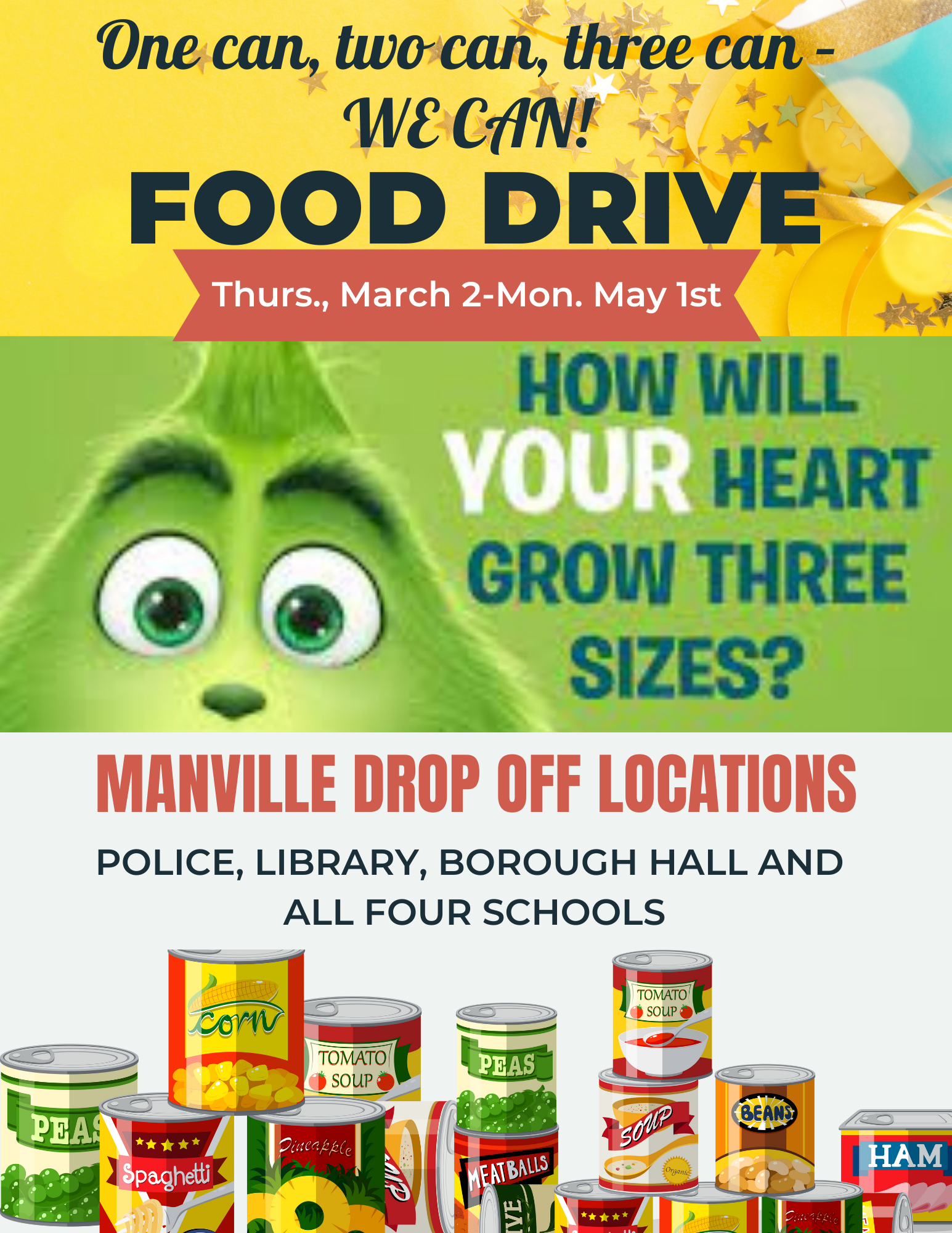Manville Food Drive 2023