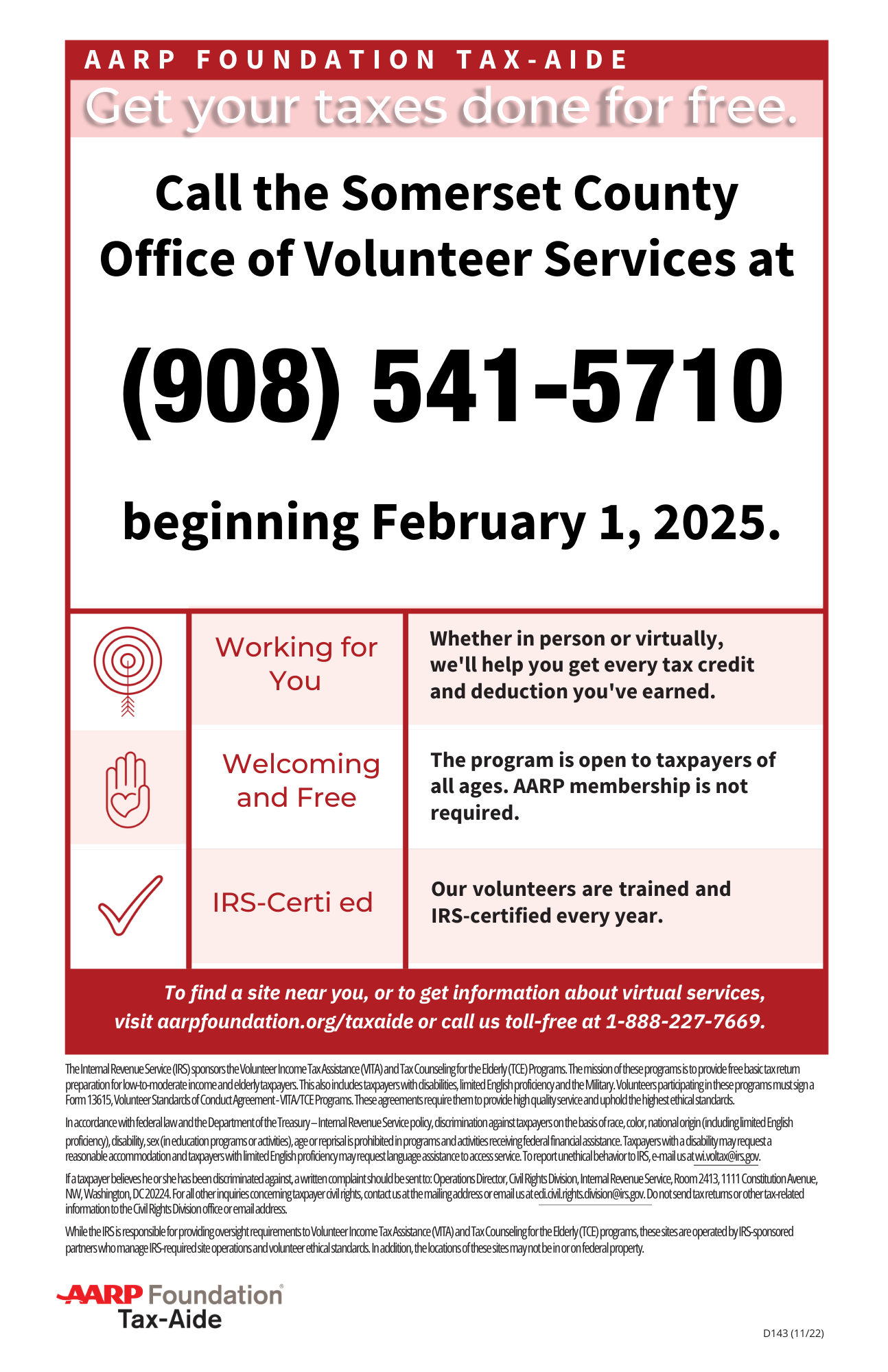 D143 Tax-Aide program promotion poster.pdf