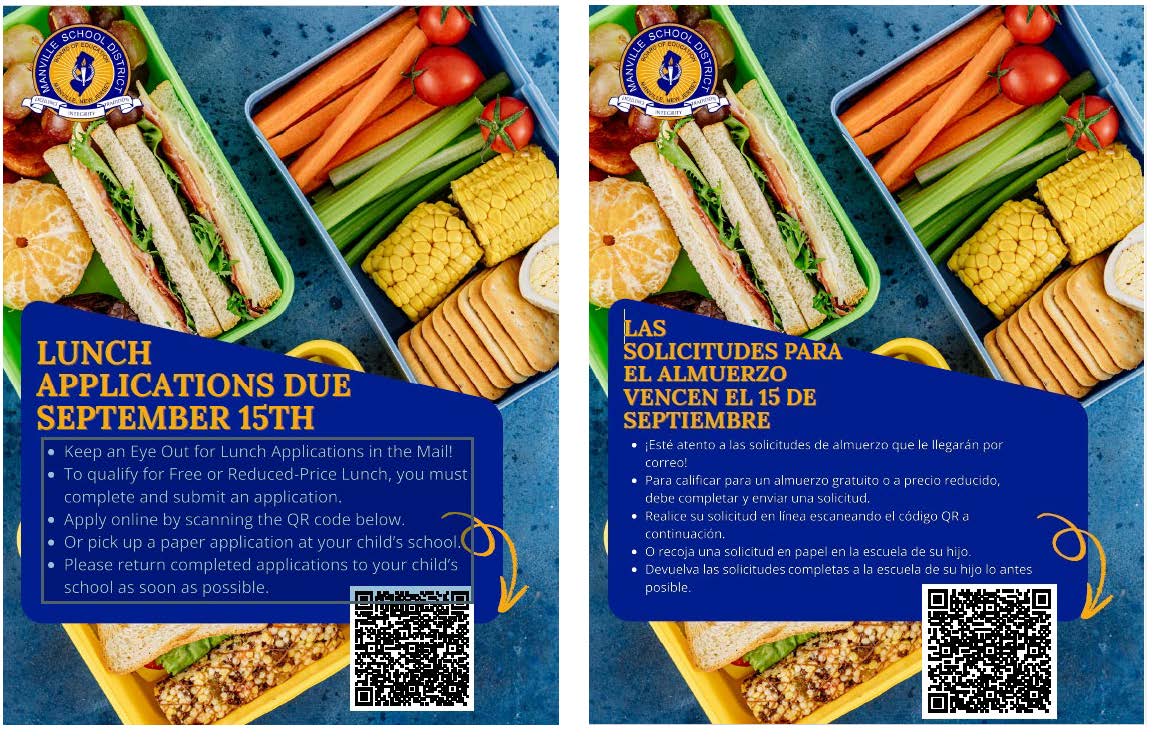 2025-9-15 School Lunch Applications