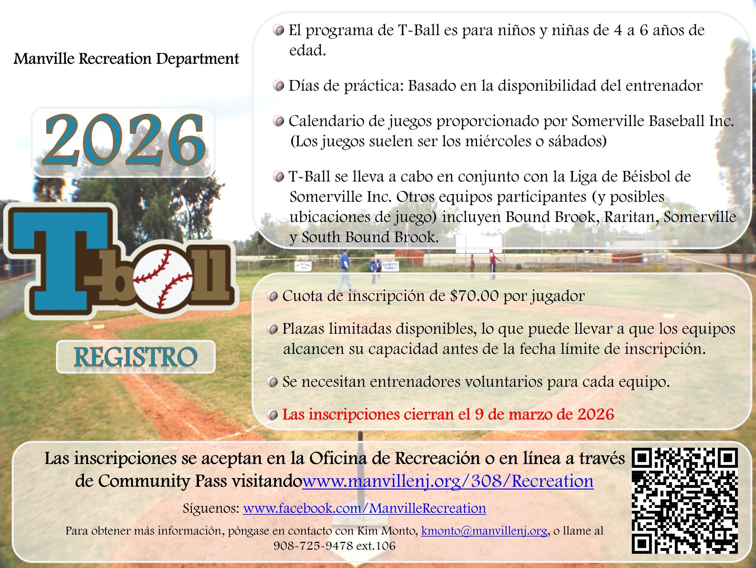 2026 Spring T-Ball - Spanish