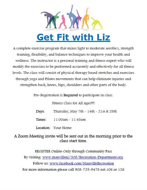 Get Fit with Liz Flyer