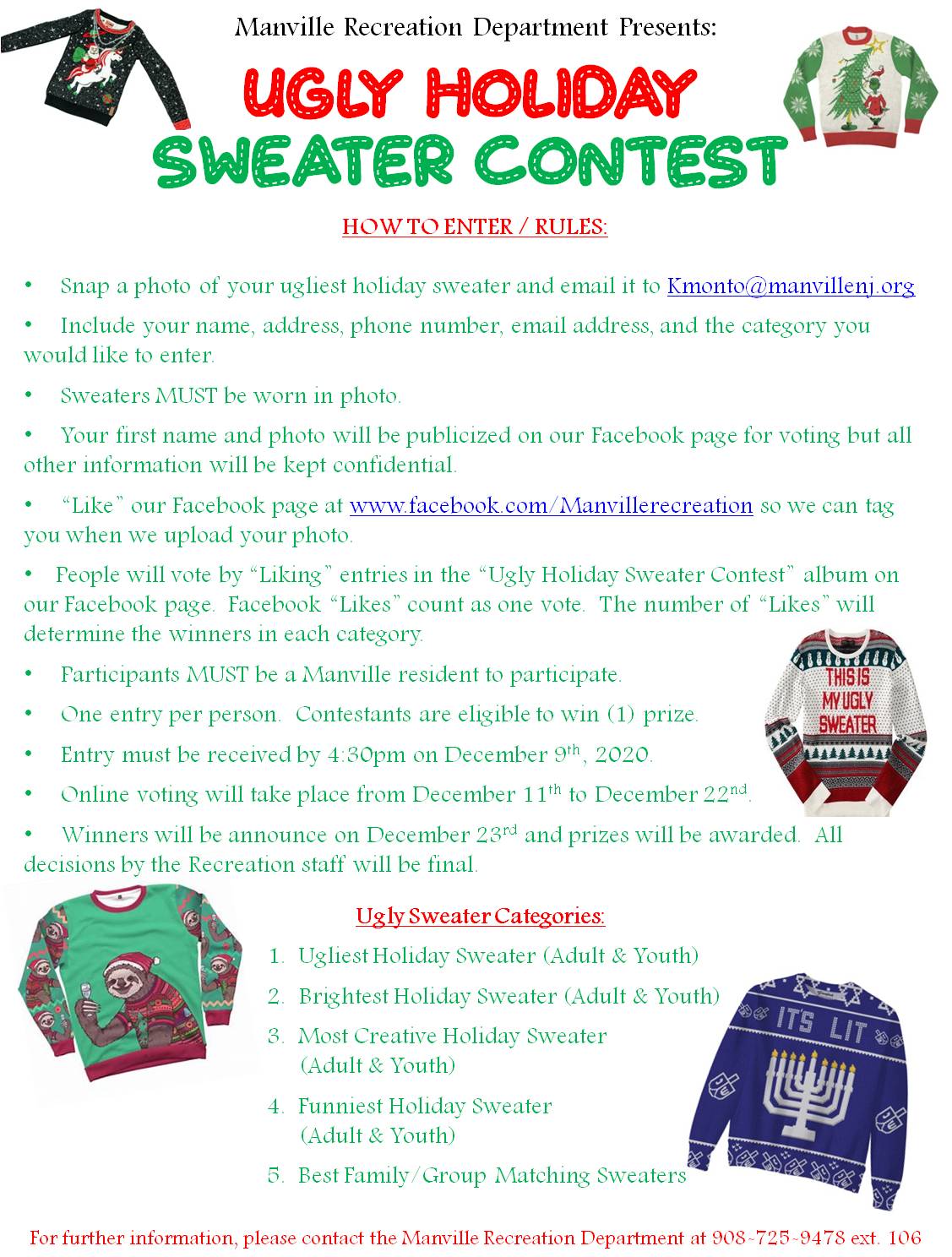 Ugly Sweater Flyer